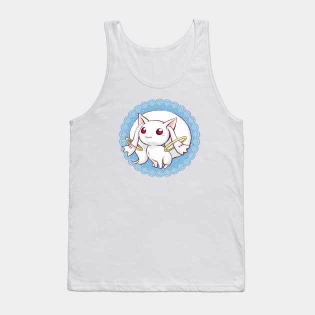 Kyubey - Puella Magi Madoka Magica Tank Top by Studio Marimo